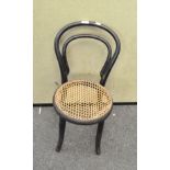 A Thonet style bent wood child's chair,