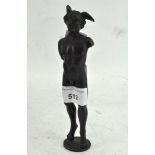 A small bronze depicting a classical figure,