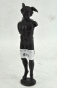 A small bronze depicting a classical figure,