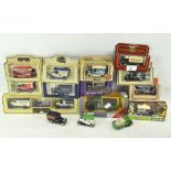 A selection of die cast model vehicles,