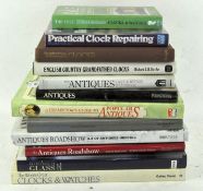 A group of antique reference books