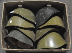 A collection of eight mid century Russian Military helmets
