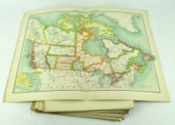 A collection of Antique maps,