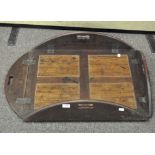 A late 19th century butlers folding serving tray,