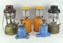 A collection of assorted lanterns,
