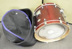 A Pearl Exclusive FSS/IMS hoop drum,