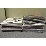 A collection of vintage 1980's vinyl records (1 box)