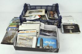 A collection of postcards, mainly post WWII, British,