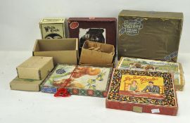 A selection of vintage jigsaws,