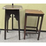 Two vintage side tables,