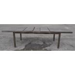 A large slatted patio table from Habitat,