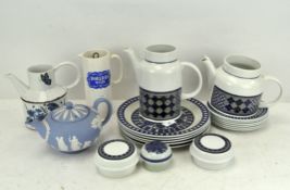 A collection of assorted ceramics, to include a Royal Doulton teapot,