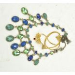 A collection of assorted costume jewellery, including boxed Avon earrings,