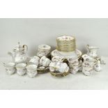 An extensive collection of Paragon 'Victorian Rose' ceramics including a 12 place tea set, teacups,