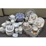 A collection of assorted ceramics,