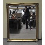 A gilt framed mirror