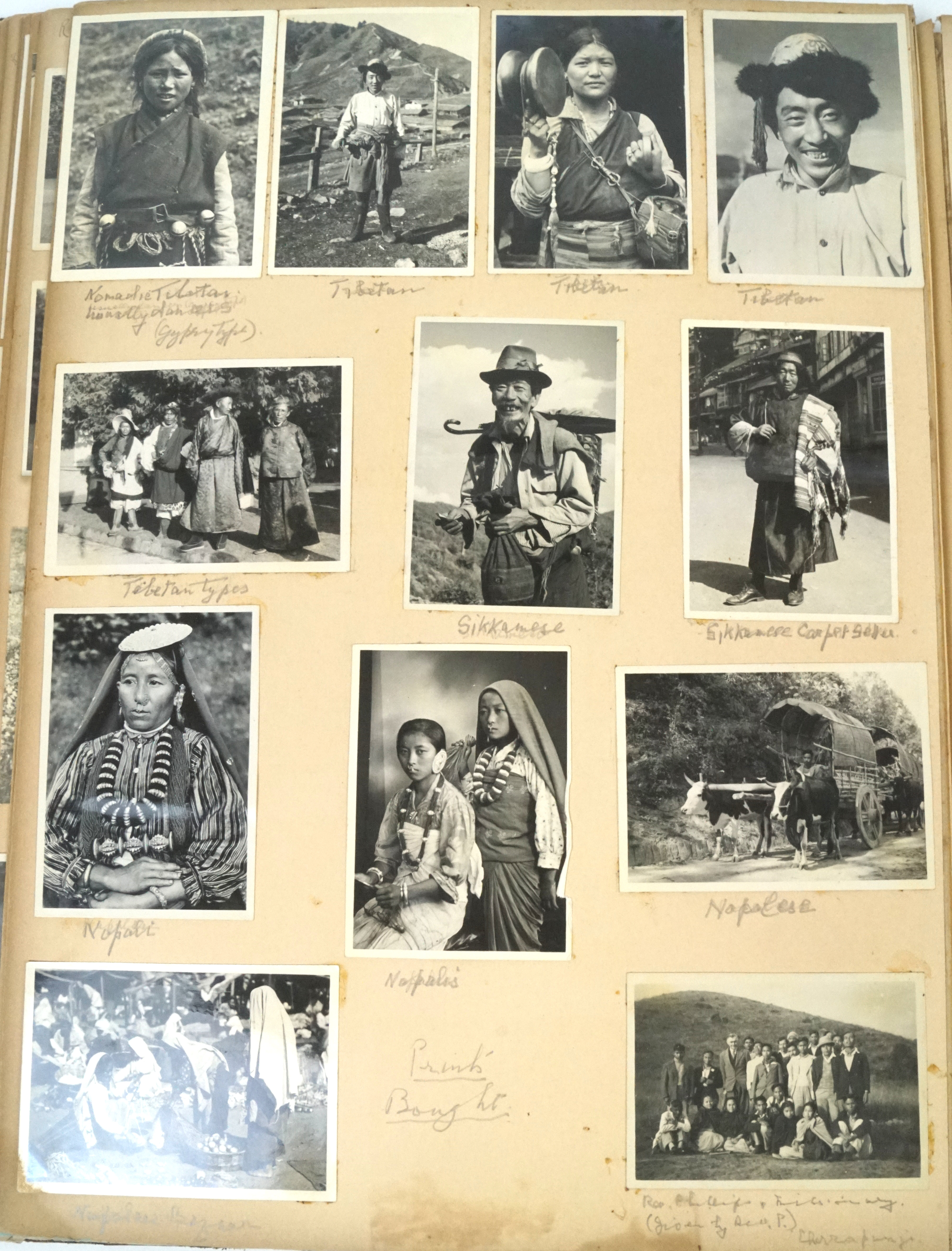 A vintage photograph album containing photos of travels through India, circa 1956, - Image 2 of 3