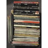 A quantity of vintage vinyl records, including Baroque,