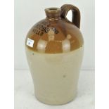 A Price & Co of Bristol stoneware flagon for James Tate & Sons Wells,