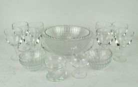 Assorted glassware, to include wine glasses,