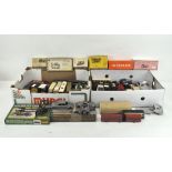 A collection of vintage die cast vehicles,