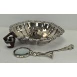A collection of silver plate including a bowl,
