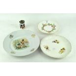 A Royal Worcester saucer,