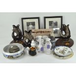 A collection of assorted ceramics,