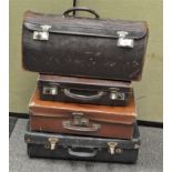 A group of four assorted vintage cases,