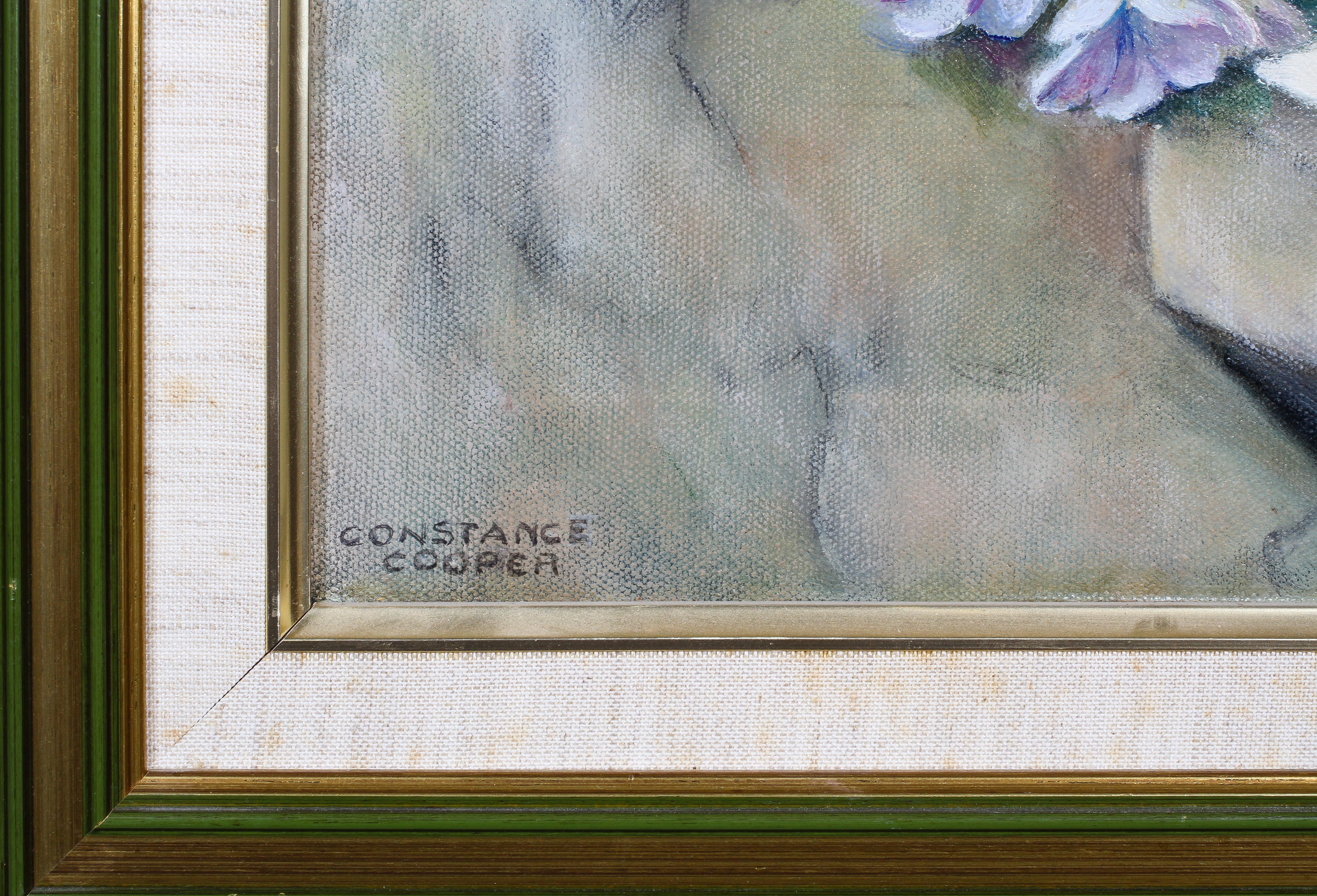 Constance Cooper, Spring Flowers, oil on canvas, signed lower left, - Image 3 of 4