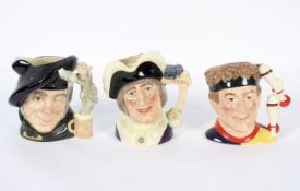 A group of Royal Doulton character jugs, comprising Tam O'Shanter (D6632),