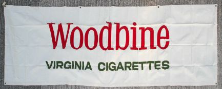 An unusual smoking advertising banner,