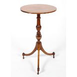 A 19th century tripod occasional table,