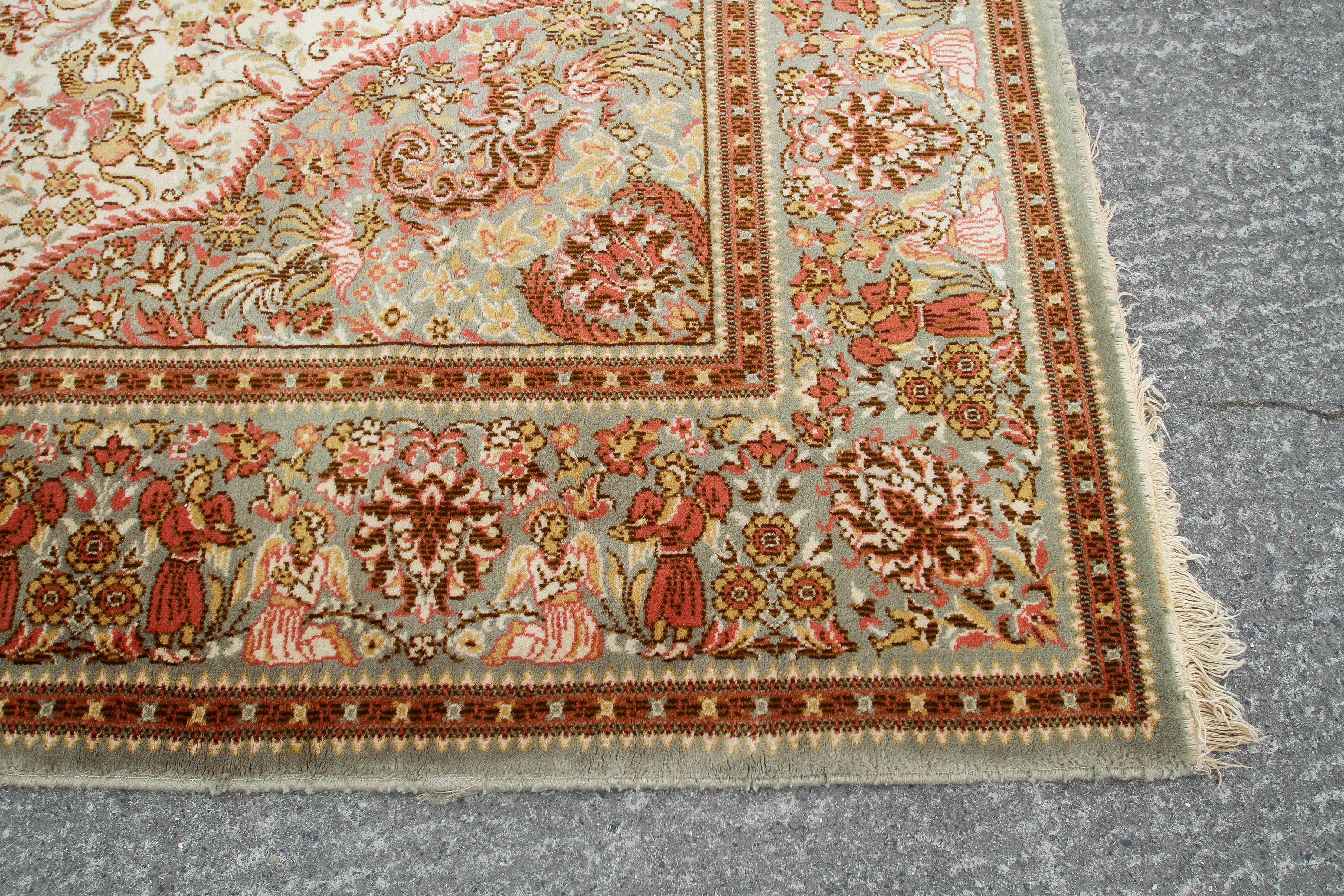 A Persian style hunting carpet, - Image 2 of 3