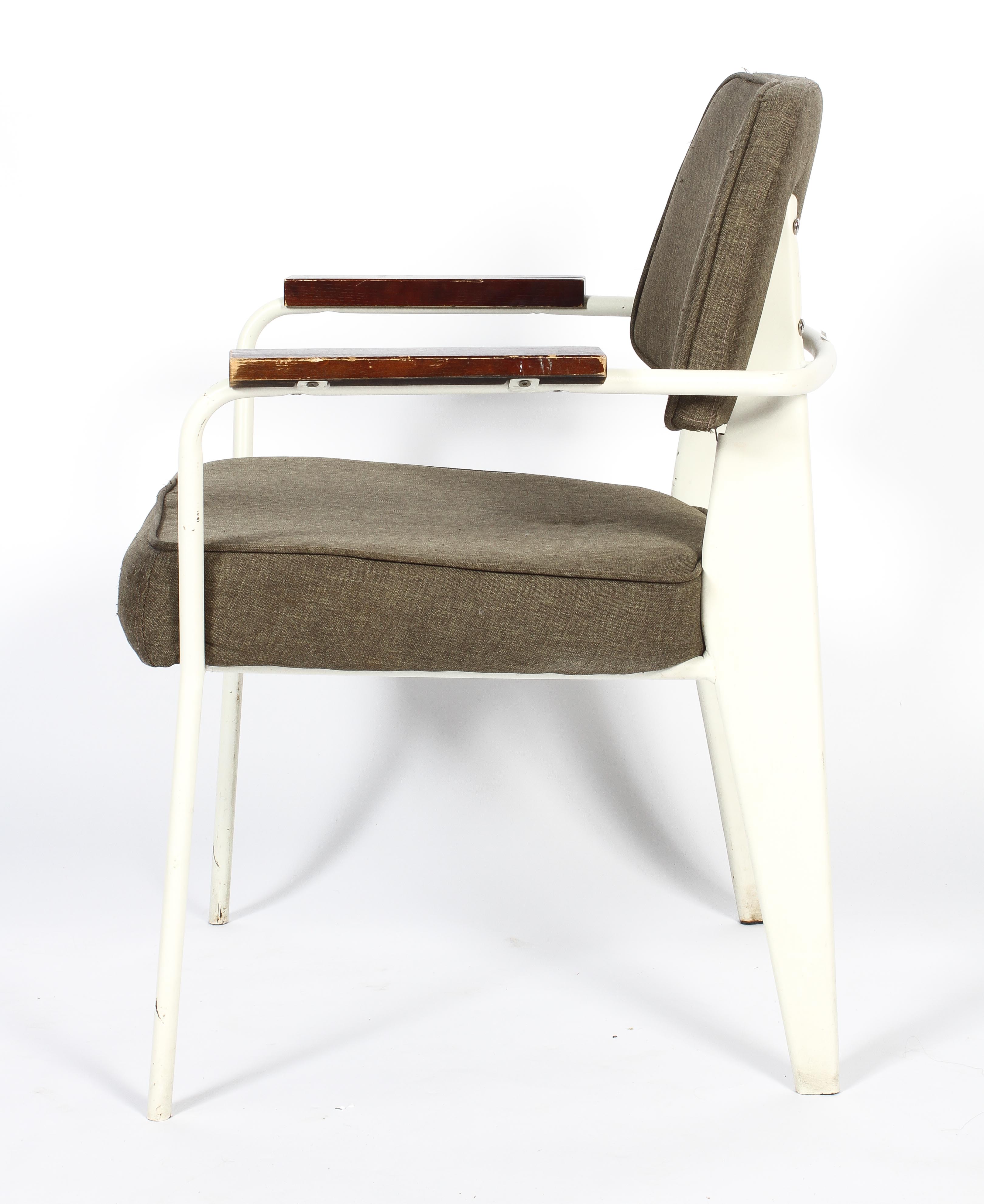 After Jean Prouve, a 'Fauteuil de Direction' contemporary lounge chair - Image 2 of 2