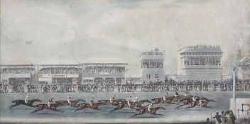 After James Pollard (British) (1792 - 1867), 'Ascot Heath Race For His Majesty's Gold Plate',