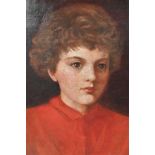 Manner of George Frederick Watts, Dorothy Dene nee Ada Pullen, head and shoulders portrait,