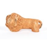 Aldo Londi, for Bitossi Scavo, a 1960's vintage Italian pottery figure of a stylised lion,