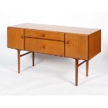 A mid-century veneered retro sideboard,