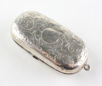 Silver dual sovereign case, hallmarked for Birmingham, 1912, by William Neale & Sons,