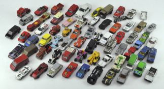 A collection of Die cast model vehicles to include Matchbox