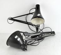 Two vintage anglepoise style table lamps