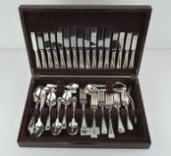 A part canteen of Housley silver plated bead pattern cutlery