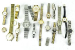 A selection of vintage wristwatches,