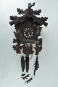 A black Forest cuckoo clock, H 31cm,