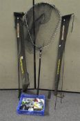 Two carbon trout fly rods,