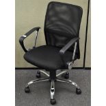 A modern office chair,