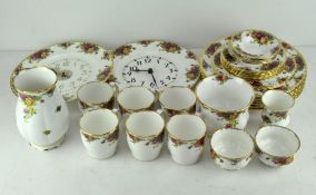 An extensive collection of Royal Albert Old Country Roses ceramics