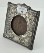 Art Nouveau Silver Photograph Frame, H 15cm,