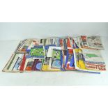 A box of approximately 200 vintage Football programmes, 1950's - 1960's, including: Fulham,